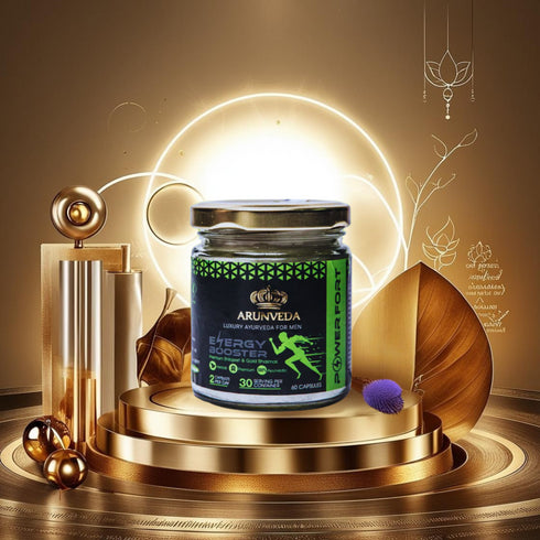 Arunveda Energy Booster Supplements for Men-  60 capsules